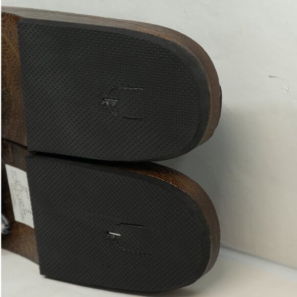 Geta Japanese Traditional Sandal Dark Brown paulownia wood Kyoetsu Thong Shoe - Picture 9 of 12